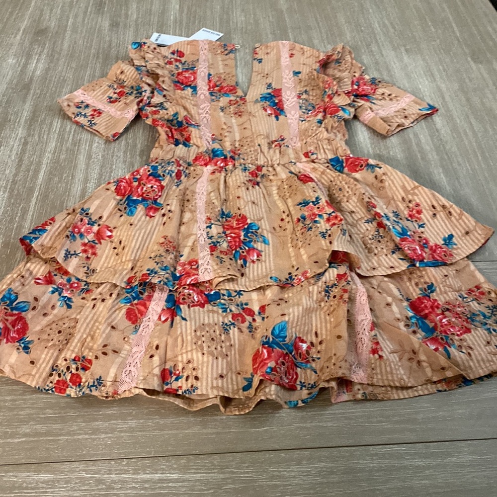 Beautiful Walter Baker Ivette Dress in Botanical Eyelet - Picture 8 of 15